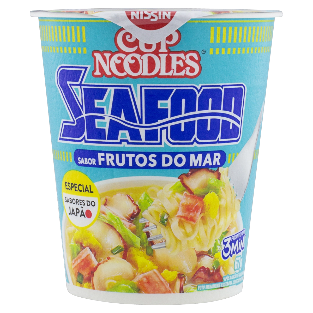 Macarrão Instantâneo Frutos Do Mar Cup Noodles Copo 67g