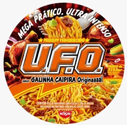 Macarrão Instantâneo Yakissoba Galinha Caipira Original Nissin U.f.o. Bandeja 93g
