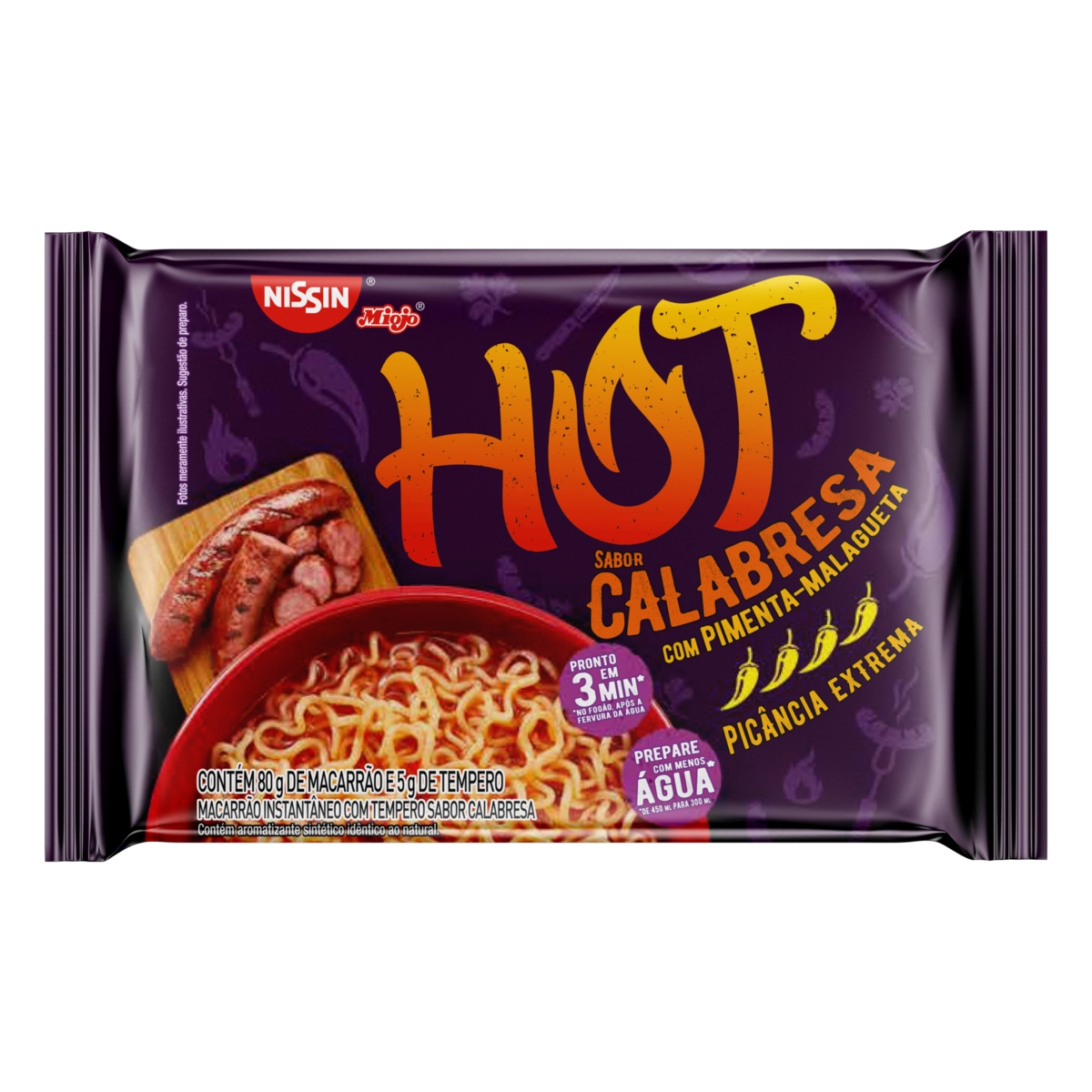 Mac Inst Lamem Nissin 85g Calabresa Picante