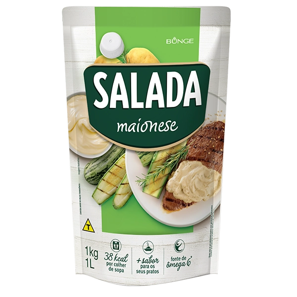 Maionese Salada Sachê 1kg Embalagem Econômica
