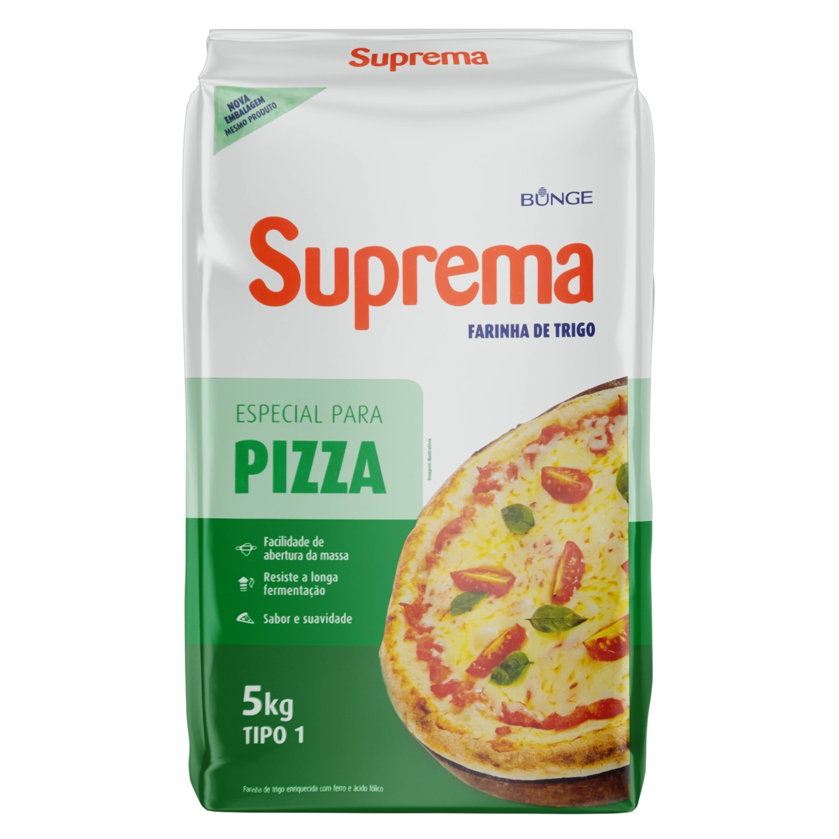 Farinha De Trigo Tipo 1 Para Pizza Suprema Pacote 5kg