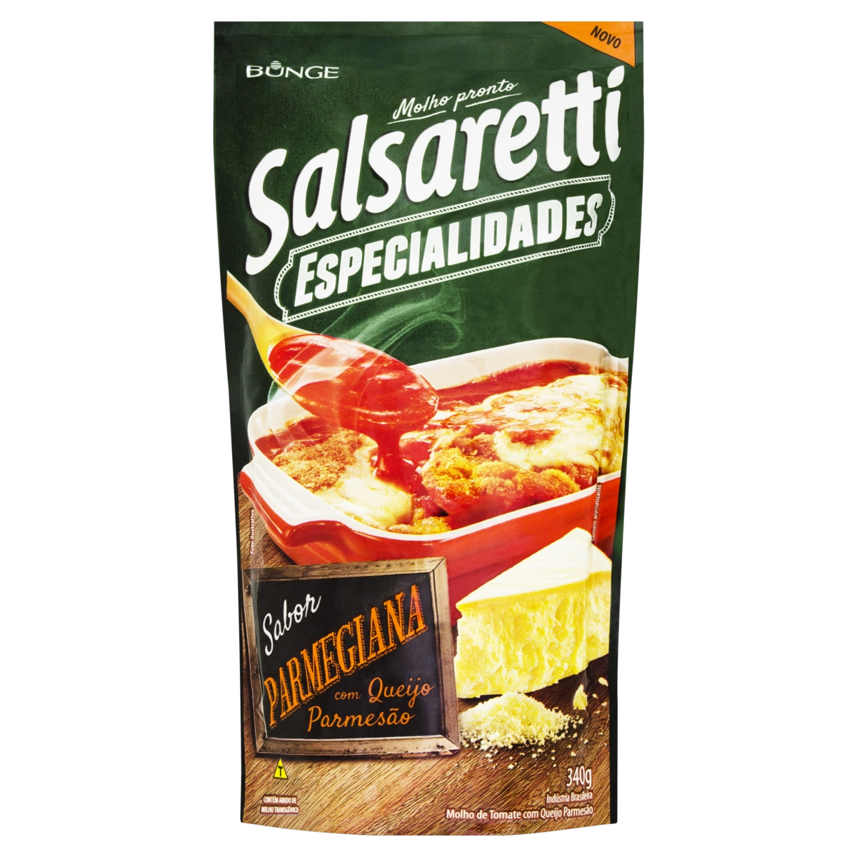 Molho De Tomate Parmegiana Salsaretti Especialidades Sachê 340g