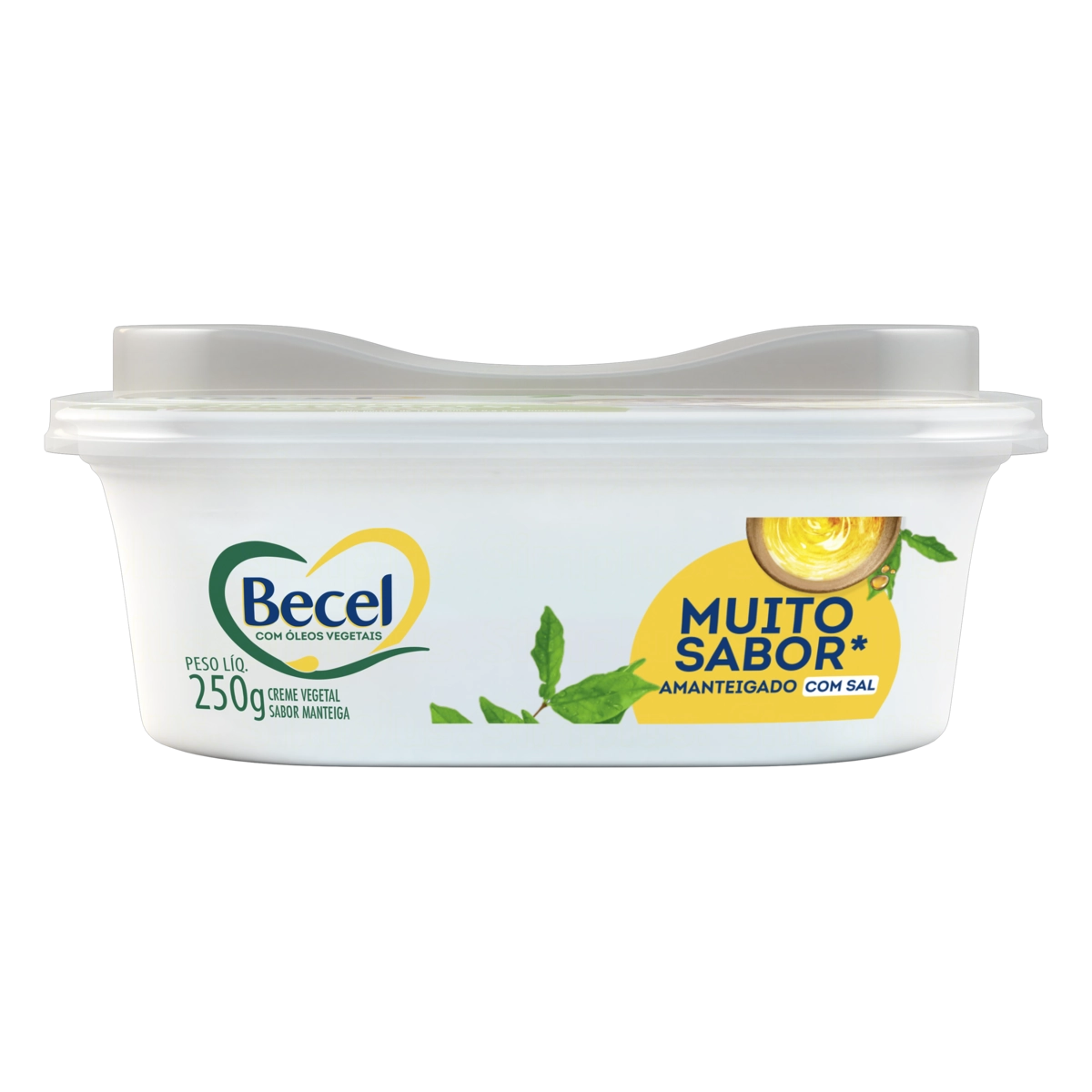 Creme Vegetal Amanteigado Com Sal Becel Pote 250g