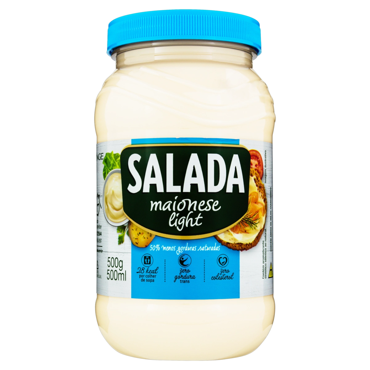 Maionese Light Salada Pote 500g