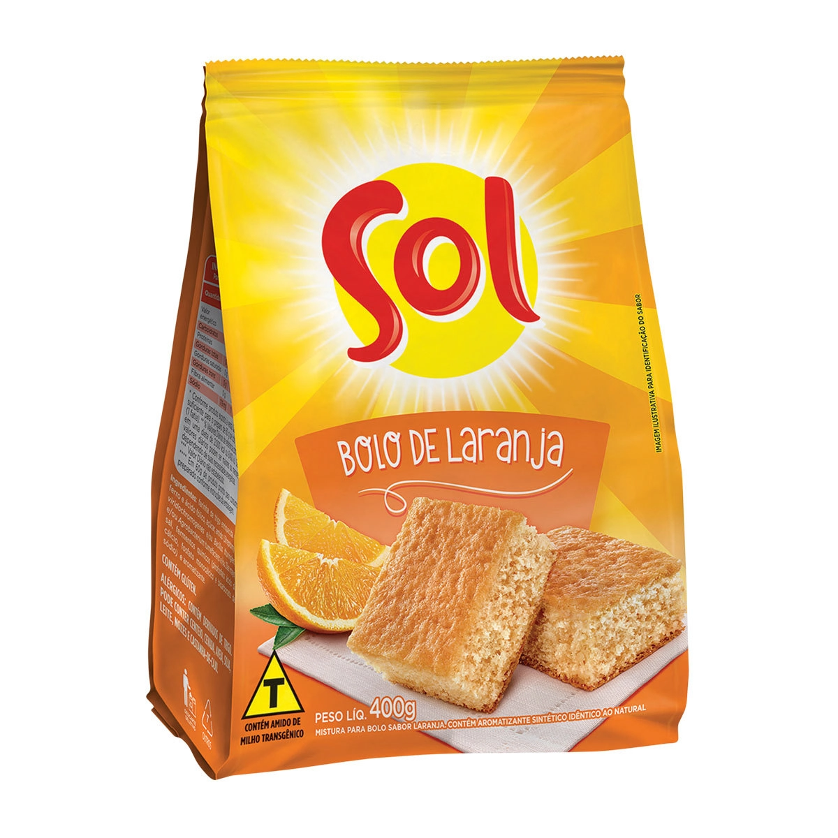 Mistura P/bolo Sol Laranja