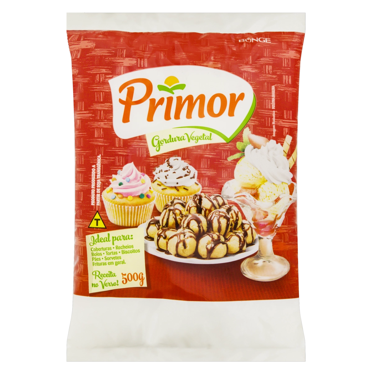 Gordura Vegetal Primor Pacote 500g