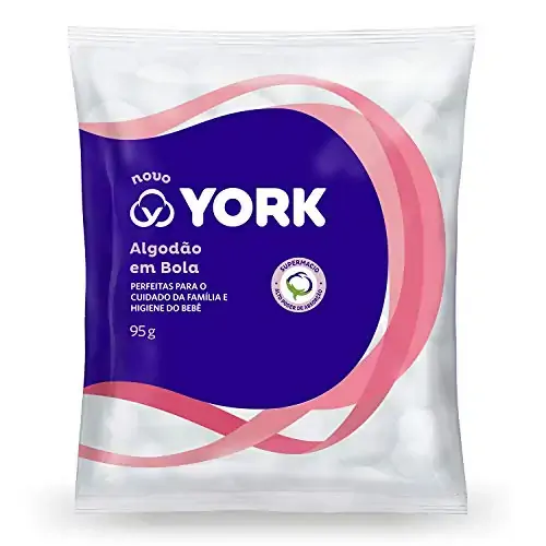Algodão Em Bolas York Pacote 95g