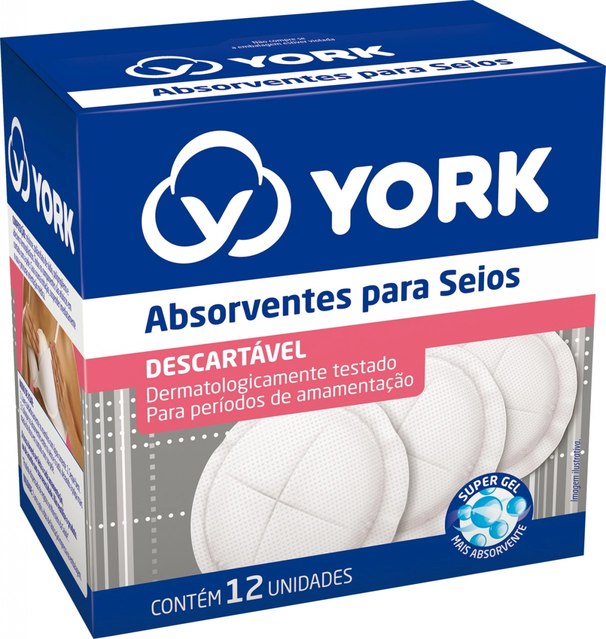 Absorvente Para Seios York