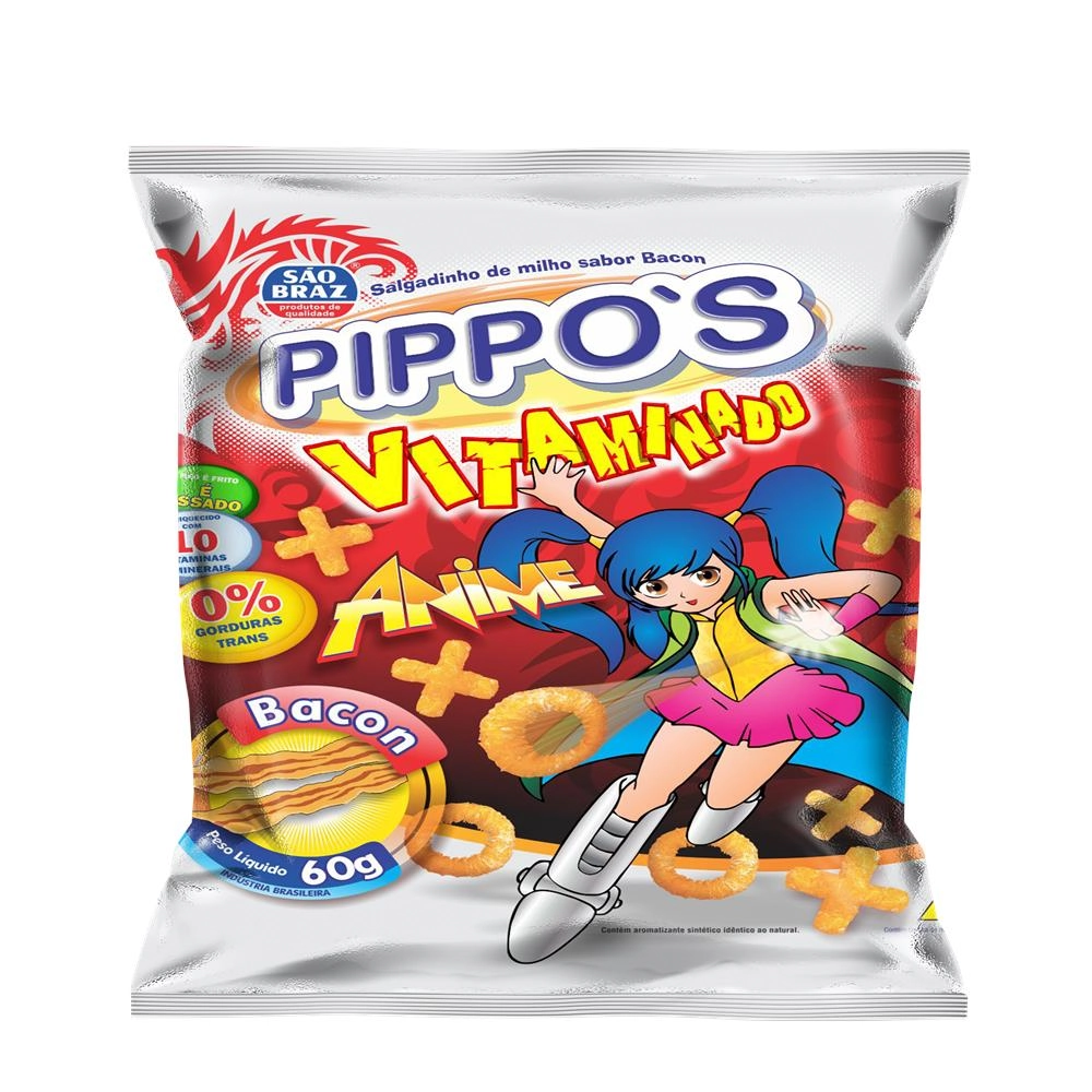 Salgadinho Pippos Bacon