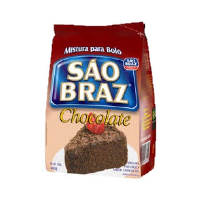 Bolo Sao Braz Chocolate 400g Cx C/ 12