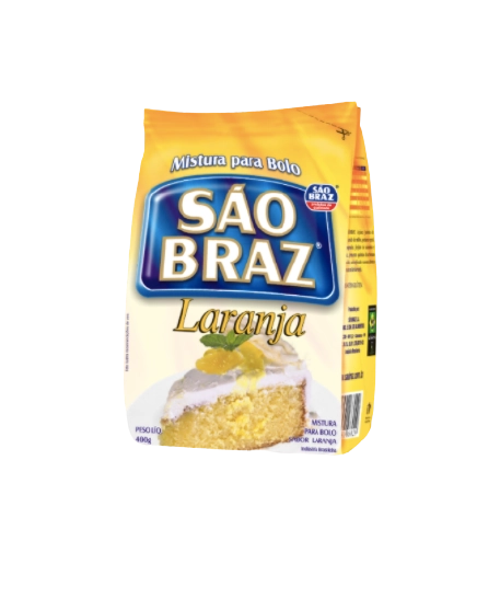Bolo Sao Braz Laranja 400g Cx C/ 12