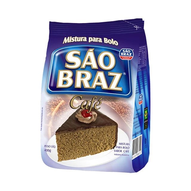 Bolo Sao Braz Cafe 400g Cx C/ 12