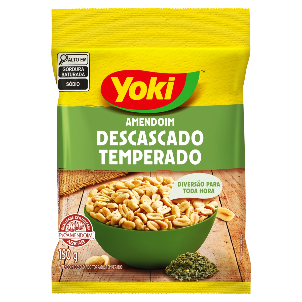 Amendoim Yoki Desc Temperado 110g