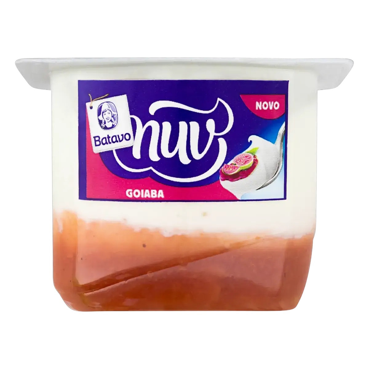 Creme Quark Calda Goiaba Batavo Nuv Pote 100g