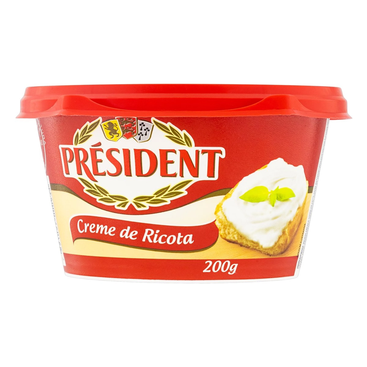 Creme De Queijo Ricota Président Pote 200g