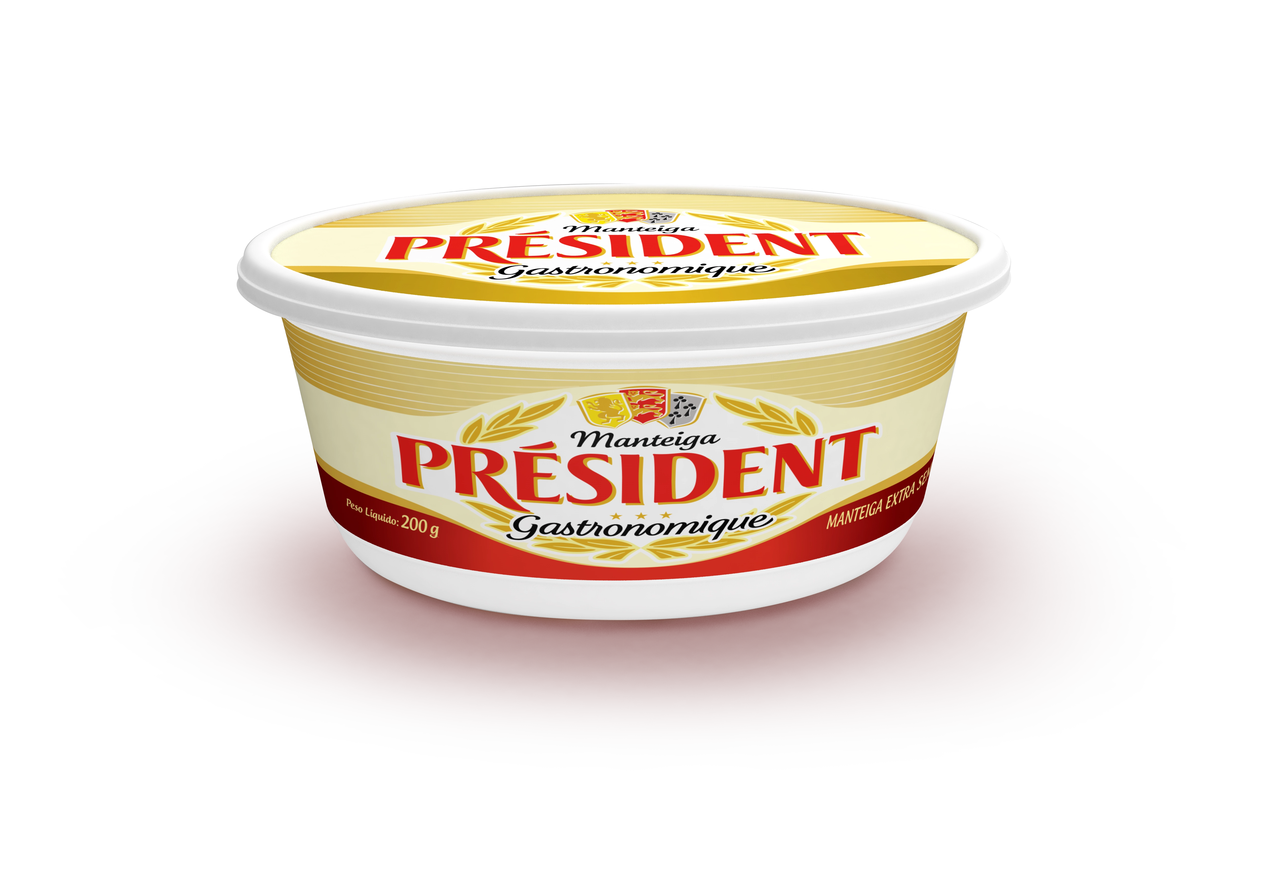 Manteiga Extra Com Sal Président Gastronomique Pote 200g