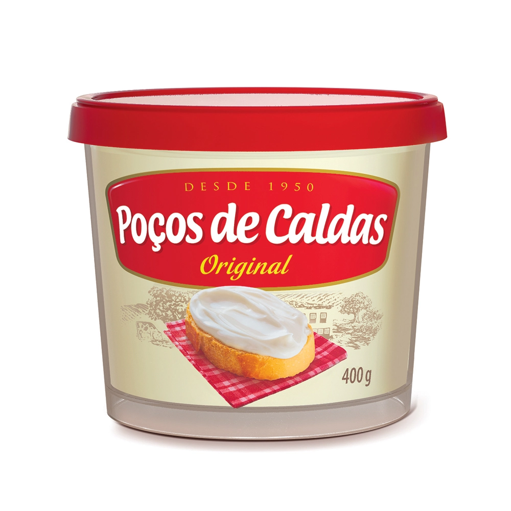 Requeijão Cremoso Poços De Caldas Pote 400g