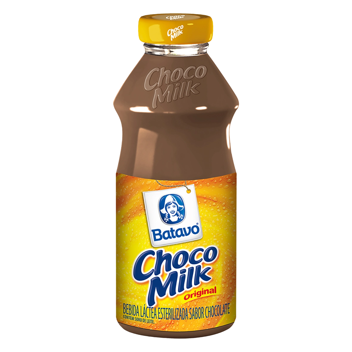 Bebida Láctea Esterilizada Chocolate Batavo Choco Milk Garrafa 200ml