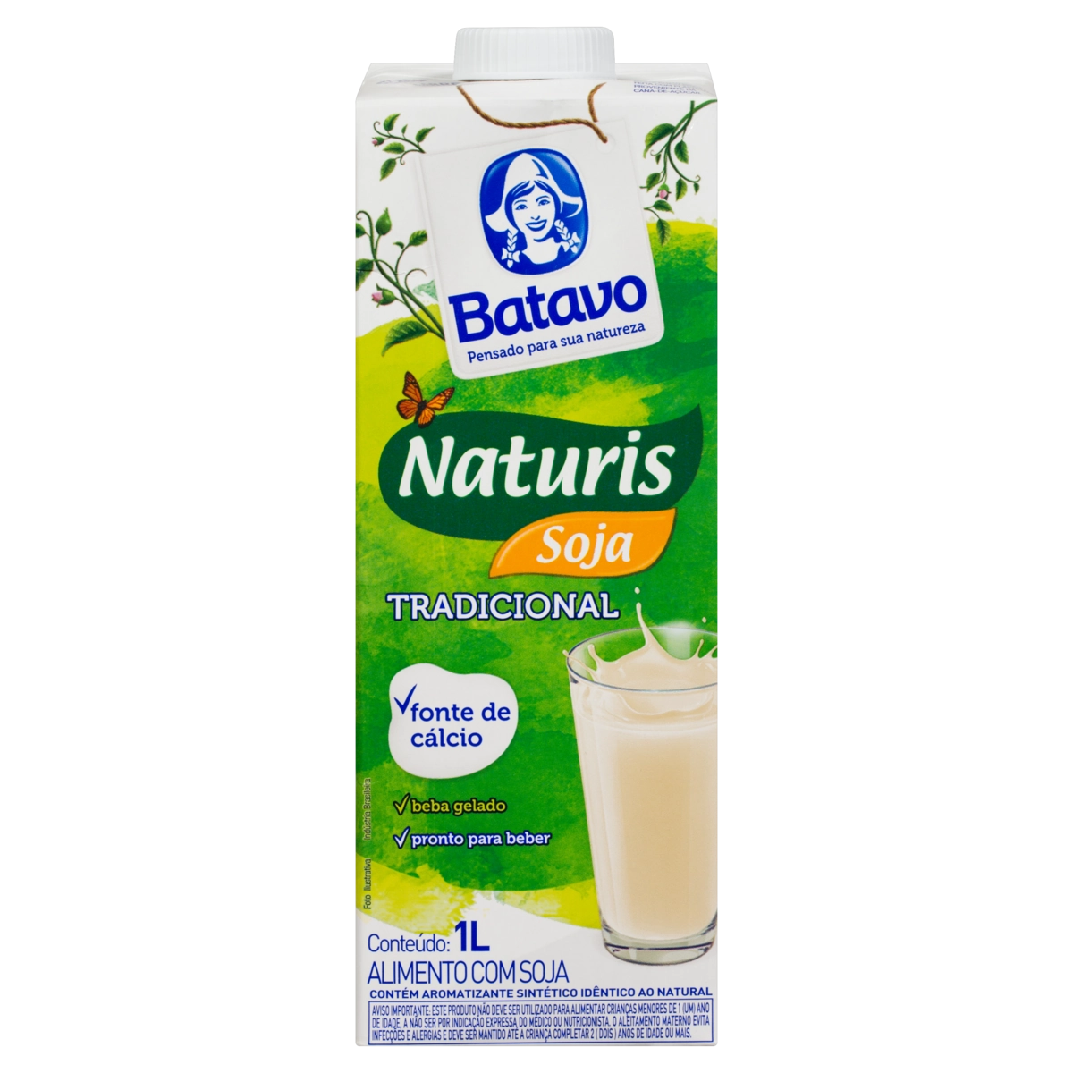 Bebida à Base De Soja Tradicional Batavo Naturis Caixa 1l
