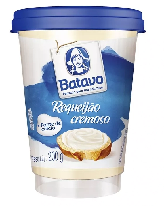 Requeijão Cremoso Batavo Copo 200g