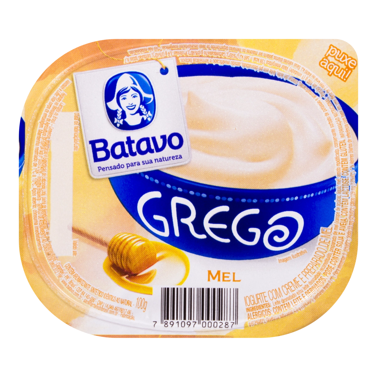 Iogurte Batavo Grego Mel