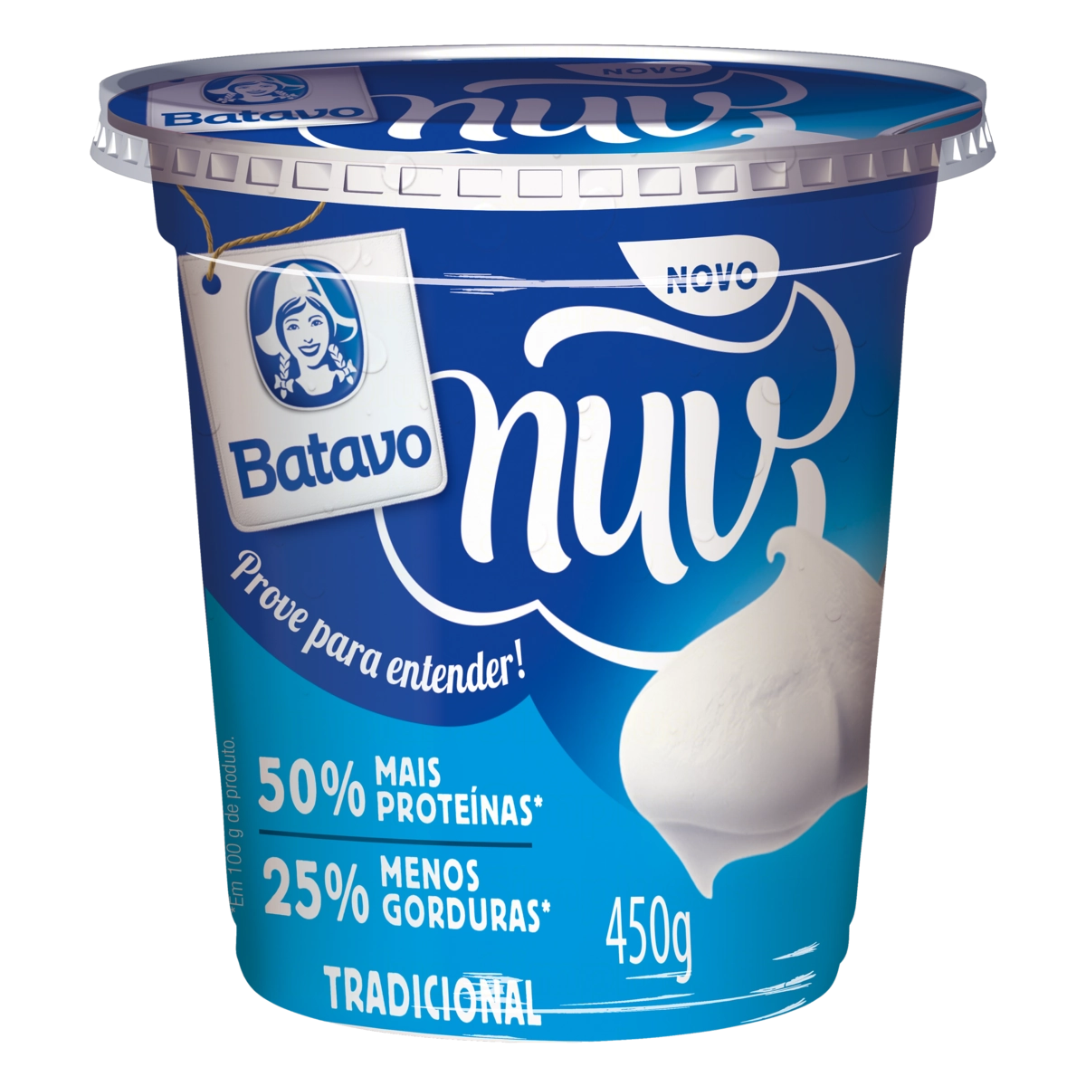 Creme Quark Tradicional Batavo Nuv Pote 450g