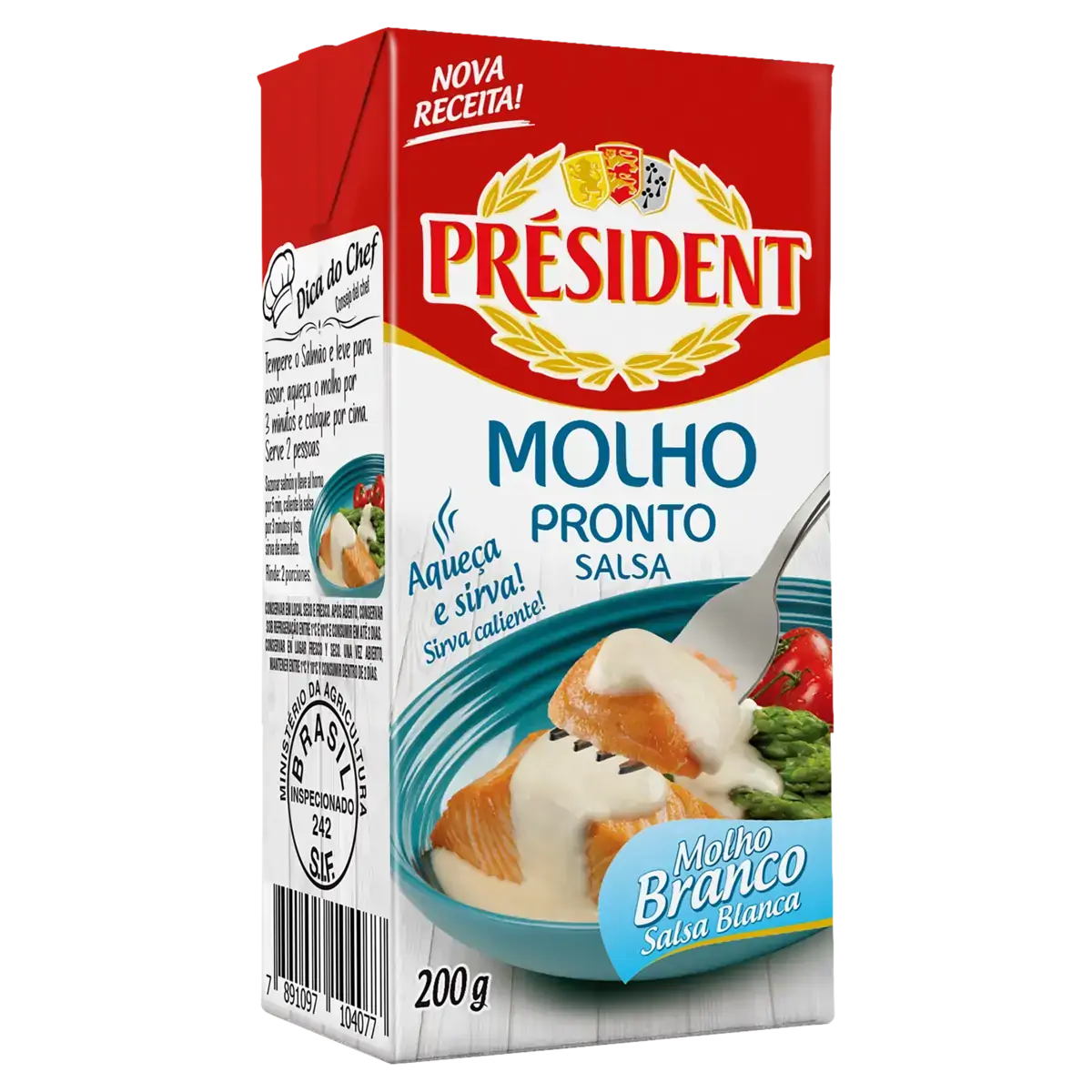 Molho Branco Président Caixa 200g
