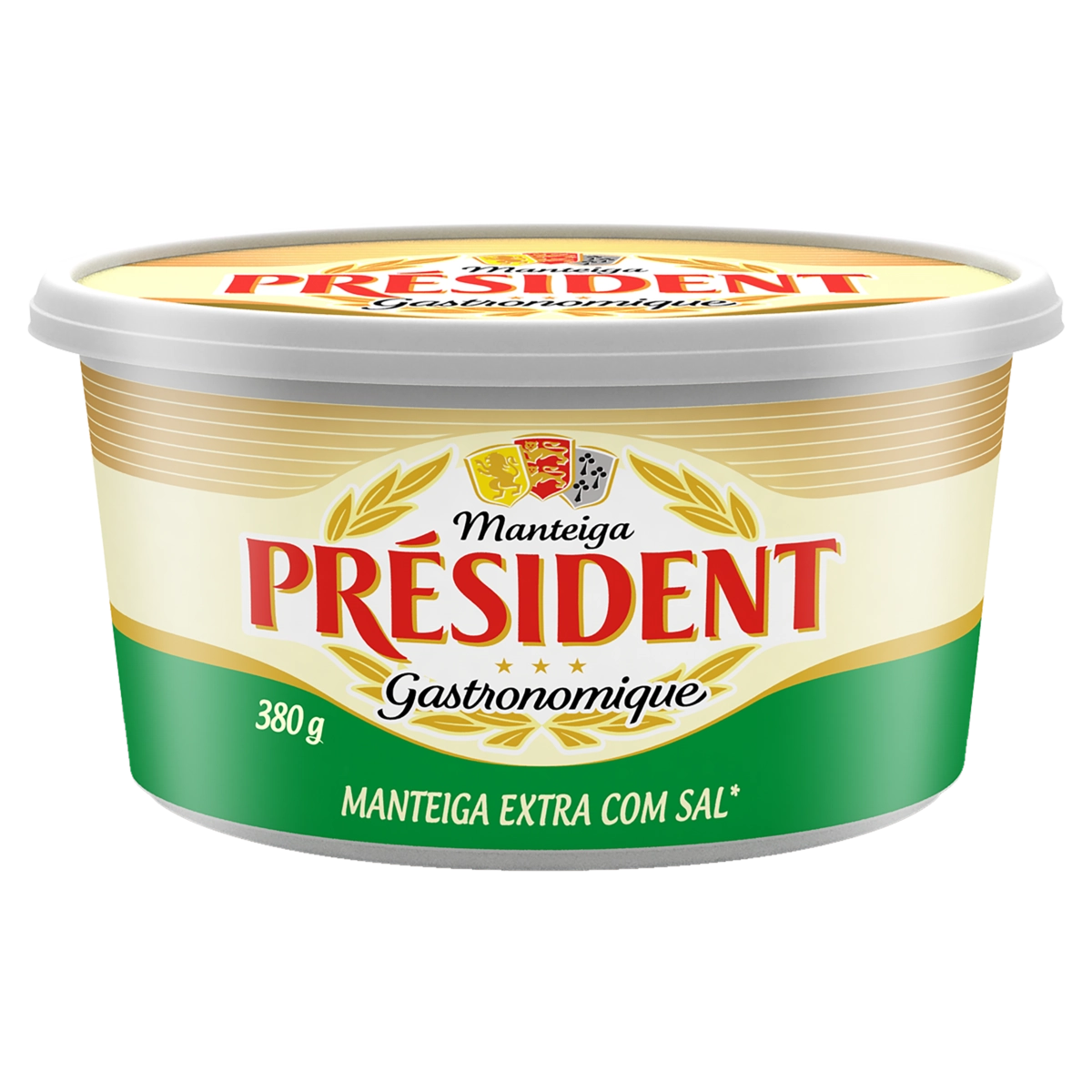 Manteiga Extra Com Sal Président Gastronomique Pote 380g