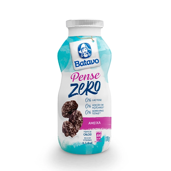 Iogurte Ameixa Zero Lactose Batavo Pense Zero Frasco 170g