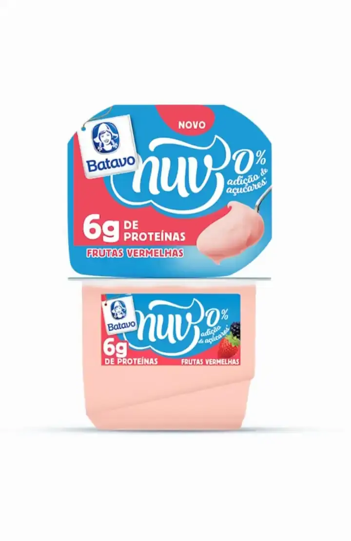 Creme Quark Frutas Vermelhas Batavo Nuv Pote 100g