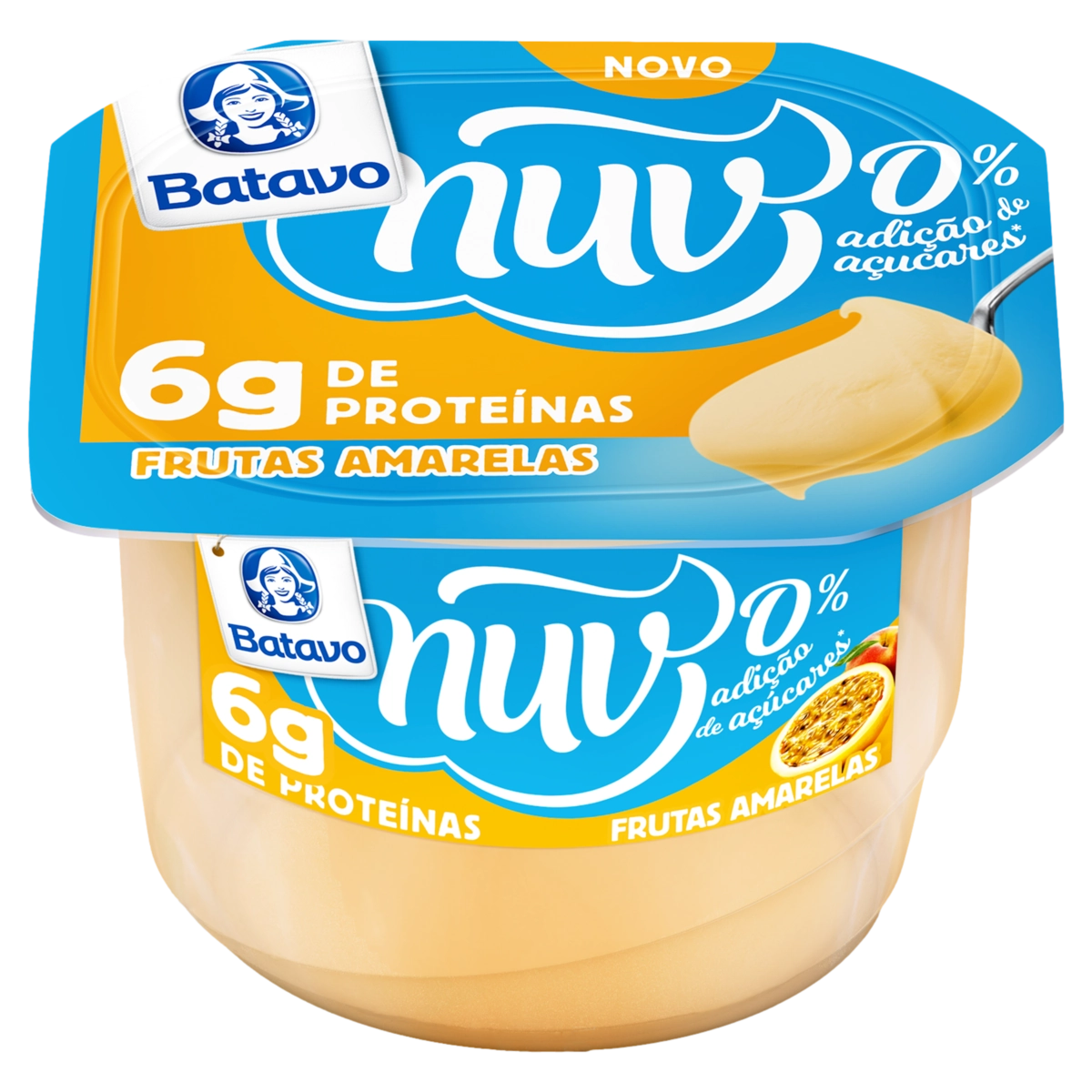 Creme Quark Frutas Amarelas Batavo Nuv Pote 100g