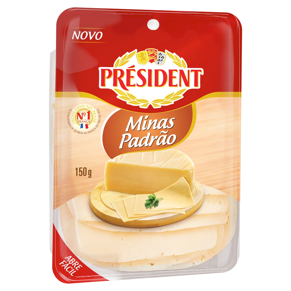 Queijo Minas Padrão Fatiado Président 150g