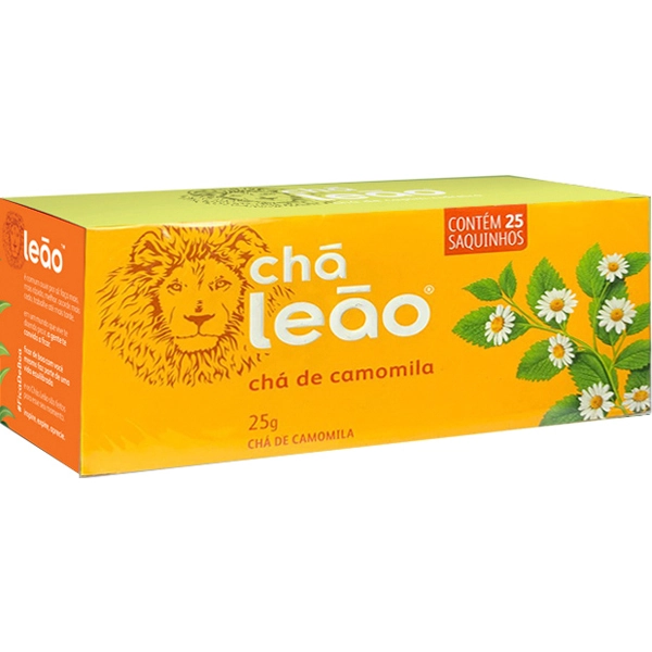 Chá Camomila Chá Leão Caixa 25g 25 Unidades