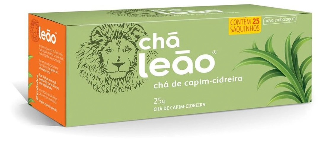 Chá Capim Cidreira Chá Leão Caixa 25g 25 Unidades