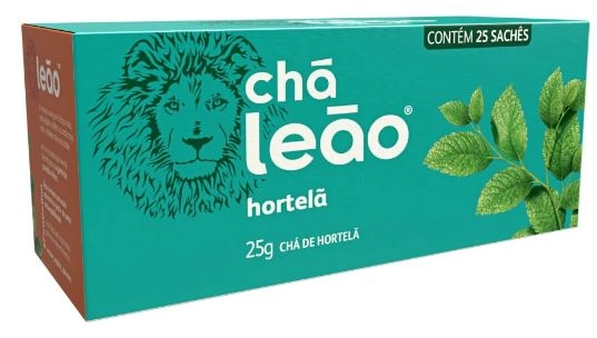 Chá Hortelã Chá Leão Caixa 25g 25 Unidades