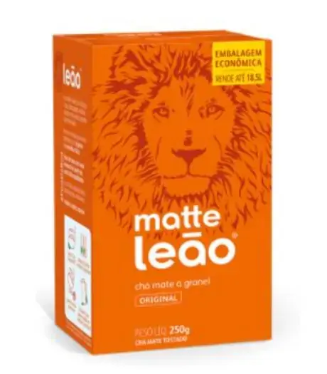 Chá Mate Original Matte Leão Caixa 250g Embalagem Econômica