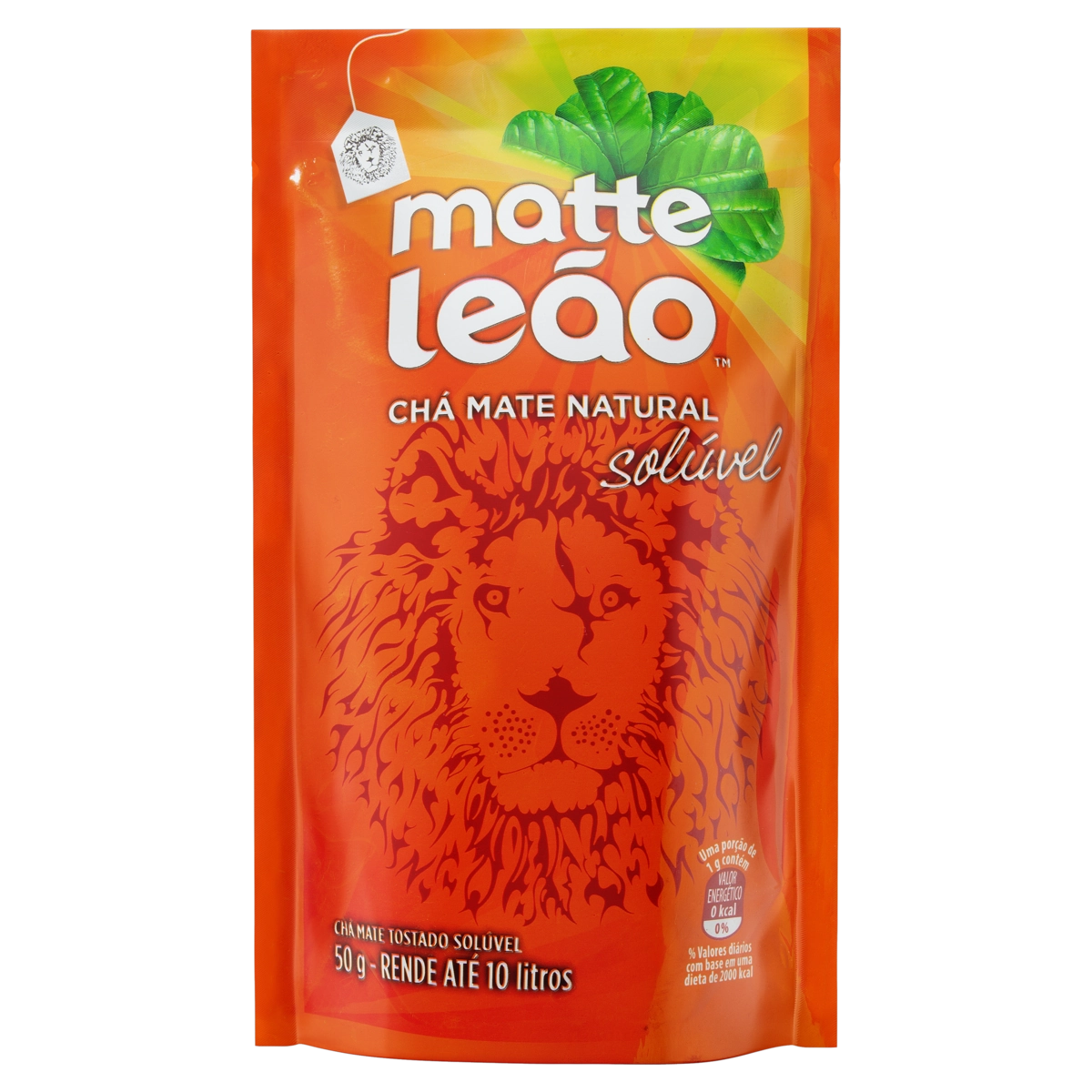 Chá Mate Natural Matte Leão Sachê 50g
