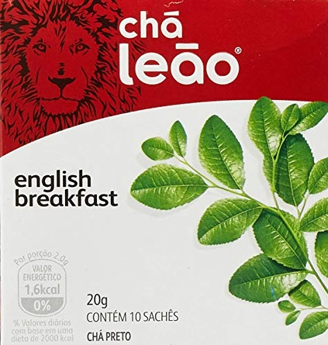 Chá Preto English Breakfast Chá Leão Caixa 20g 10 Unidades