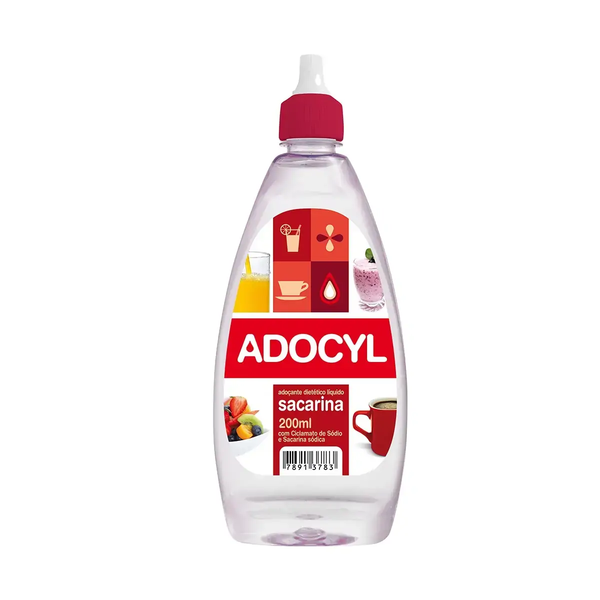 Adoçante Líquido Sacarina Adocyl Frasco 200ml