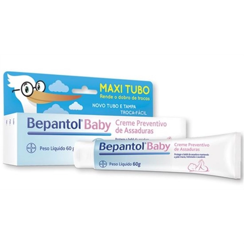 Creme Preventivo De Assaduras Sem Perfume Bepantol Baby Caixa 60g