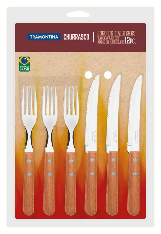 Tram Cj Talheres Dynamic 12pc Inox