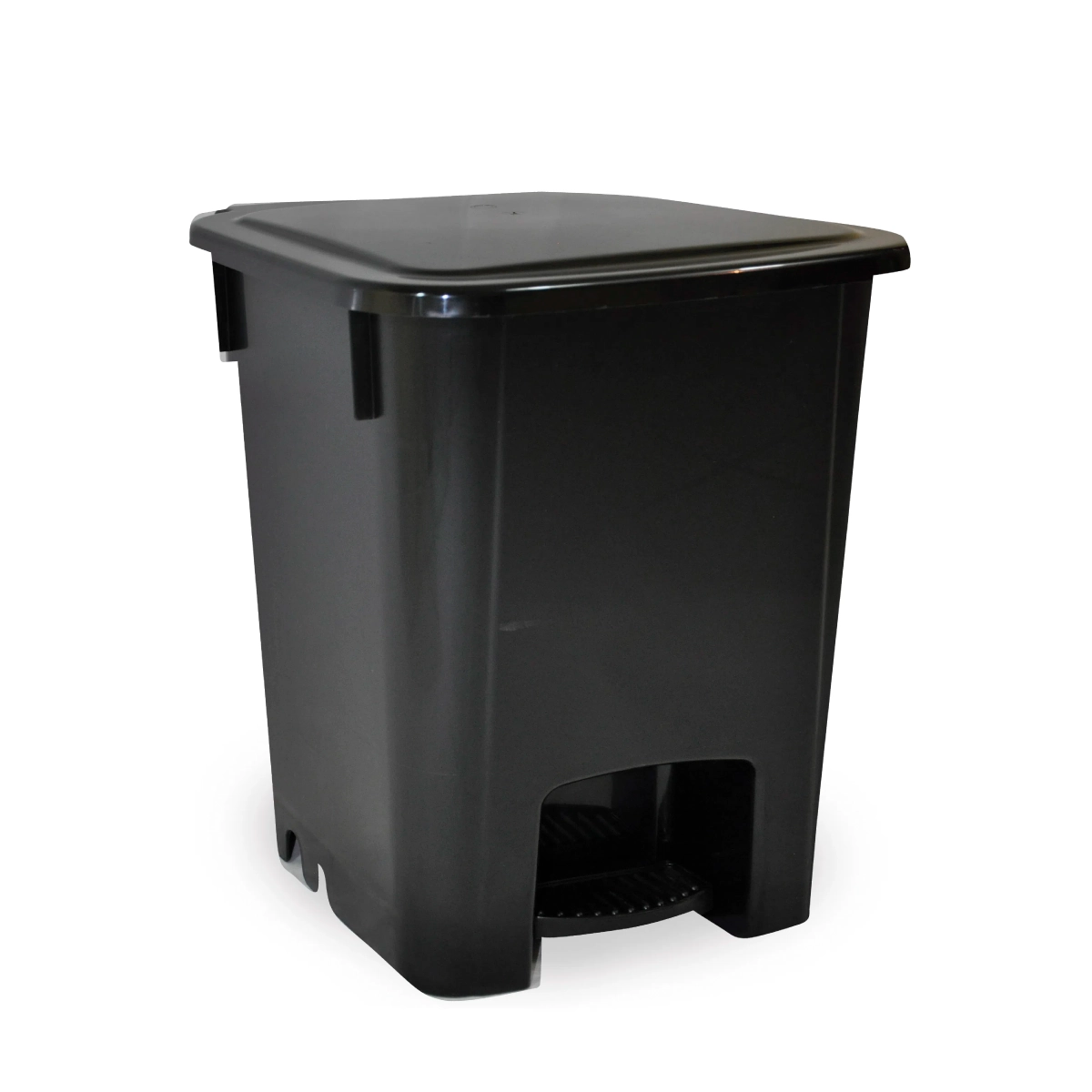 Lixeira Plasvale C/pedal Preto 15lts