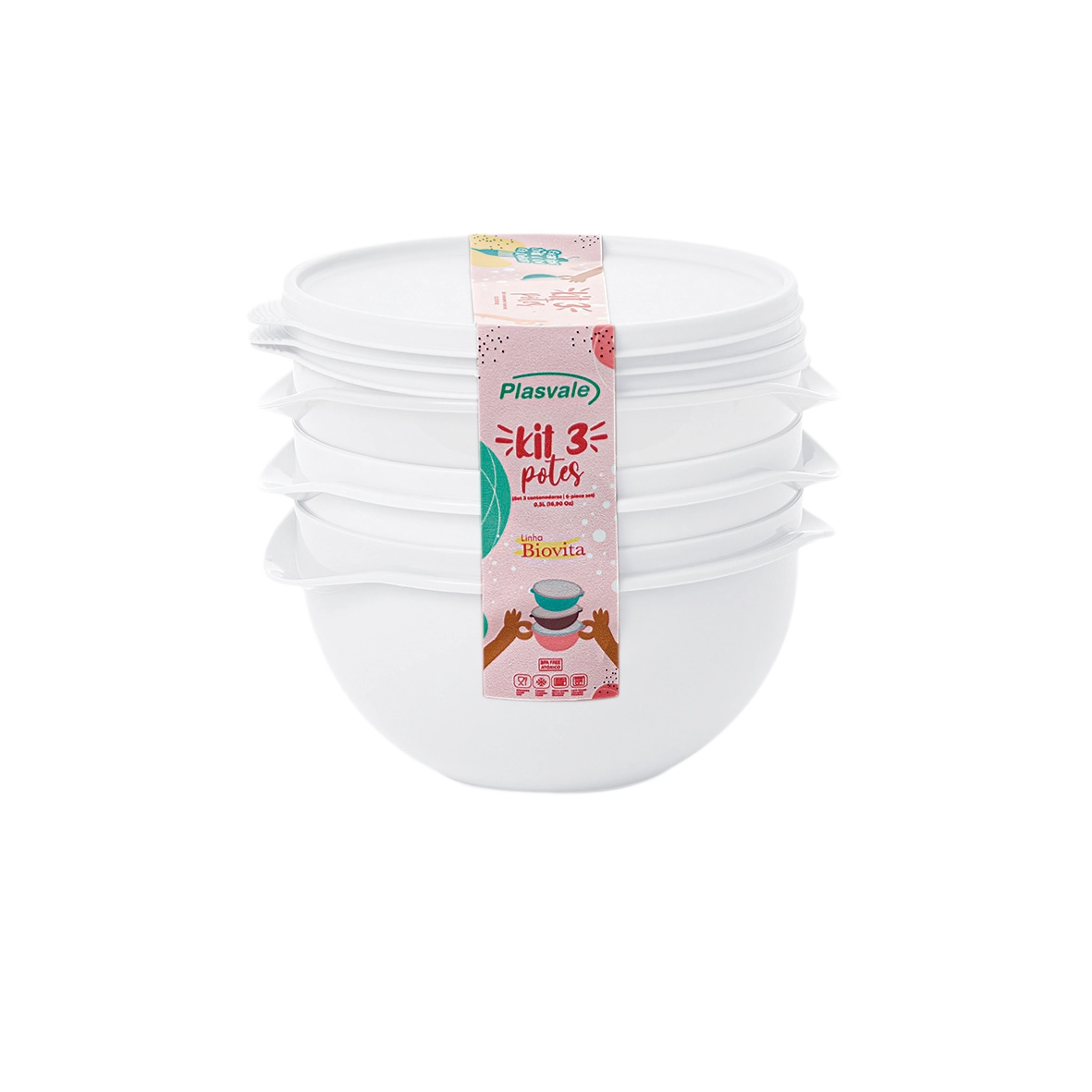 Plavale Kit 3 Potes Promocional 1813 1816