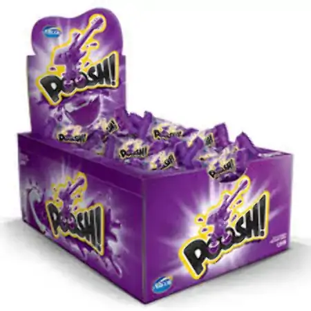 Chicle Poosh Arcor Uva 40unidade