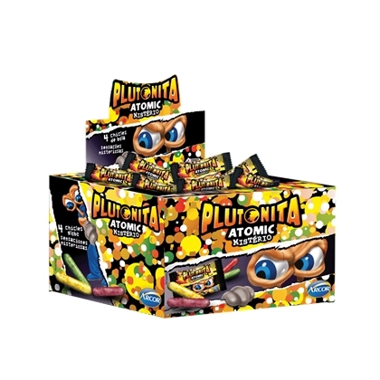 Chicle Plutonita Arcor Atomic Mistério 40unidade