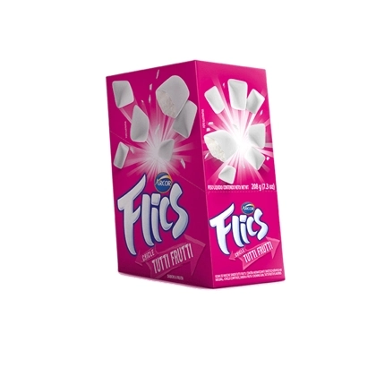 Chicle Flics Arcor Tutti Frutti 12unidade