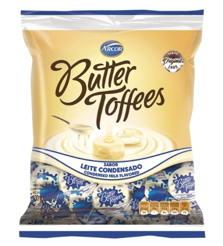 Bala Macchiato Butter Toffees Intense Barista Pacote 90g