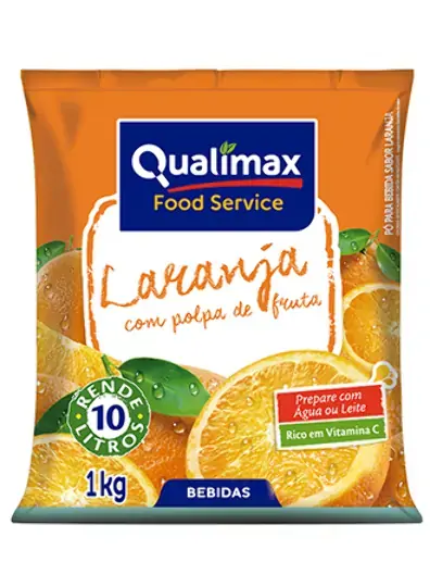 Loja Refresco Qualimax 1kg Laranja