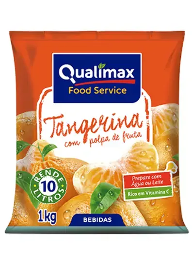 Loja Refresco Qualimax 1kg Tangerina