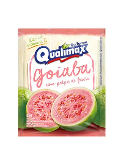 Refresco Po Qualimax Da Turma 25g Goiaba